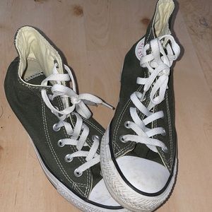 Converse Green (Army) High Top Chuck Taylor Allstars